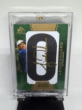 2024 SP Game Used Leaderboard Letter Marks Autograph 10/10 Tiger Woods #LM-TW