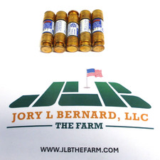 BUSS FUSETRON , FRN-R-3 , FUSES , 250-V , LOT OF 5 , SURPLUS