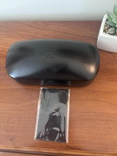 Authentic Coach Eyeglass Sunglasses Case Black Hard Shell Glasses Case