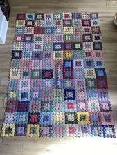 VTG 1940s HANDMADE YOYO Quilt 58 X 83.5 Twin Bed Coverlet Cottage Grandmother