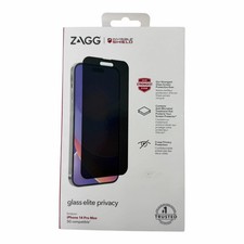 ZAGG Glass Elite Privacy Screen Protector For Apple iPhone 14 Pro Max