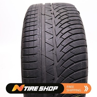 Set of 2 Used 245/40R18 Michelin Pilot Alpin PA4 - 97V - 7-7.5/32 No Repairs