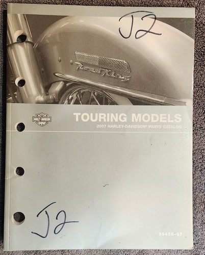 2007 HARLEY DAVIDSON TOURING MODELS ORIGINAL FACTORY PARTS CATALOG 99456-07