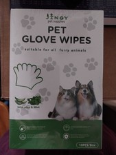 Pet Cleaning Glove Bathing Wipes for Dogs and Cats Deodorizing No-Rinse Grooming