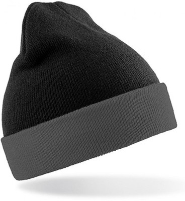 Recycled Black Compass Beanie | Result Genuine Recycled | RC930X