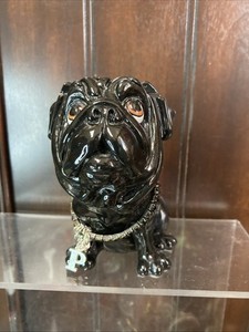 Black Pug 2008 Arora Design Little Paws Figurine Paperweight Pencil/Pen Holder?