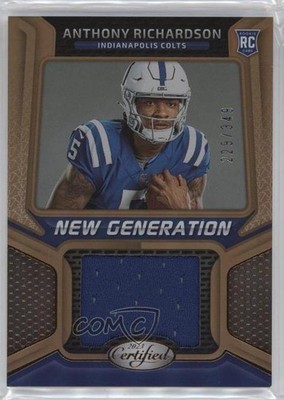 2023 Certified Mirror Bronze 229/349 Anthony Richardson #NGJM-23 Rookie RC 07zl