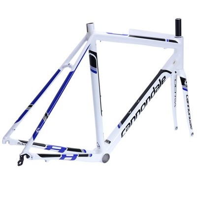 Cannondale CAAD8 Frame and Fork 54cm White/Blue/Black | eBay