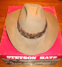 Stetson Beaver 4X Cowboy Hat 7 1/8 Size