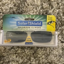 Foster Grant Solar Shield Polarized Clip On Sunglasses 54 RecA