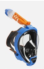 Ocean Reef Aria QR Fullface Mask Snorkel Combo M/l Blue Snorkeling