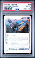 2003 POKEMON EX SANDSTORM #47 MURKROW-REVERSE FOIL PSA 8 on eBay