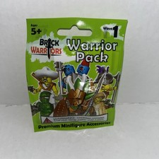 Brick Warriors Warrior Packs Wave 1 New Sealed Accessories To Lego Figures