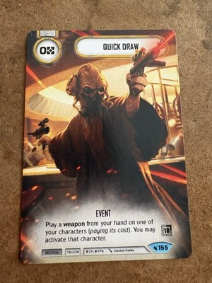 Quick Draw | Legacies #155 | 2018 Q2 Promo | Star Wars: Destiny