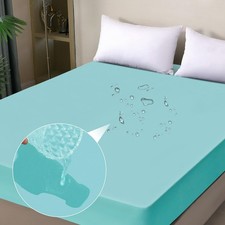 Twin Waterproof Breathable Mattress Protector Fitted 18" Deep Pocket