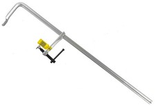 Schlosser-Schraubzwinge Schlosserzwinge Ganzstahl 12x80 cm Knebelgriff WELDINGER