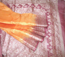 BVH WEARABLE PURE SILK Sari Saree 5yds 23FEB102115 X17 E624 Golden Maroon ABCKB