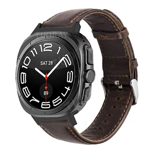 Lederarmband für Samsung Galaxy Watch Ultra 47mm Smart Watch Band Bracelet - Bild 42 von 84