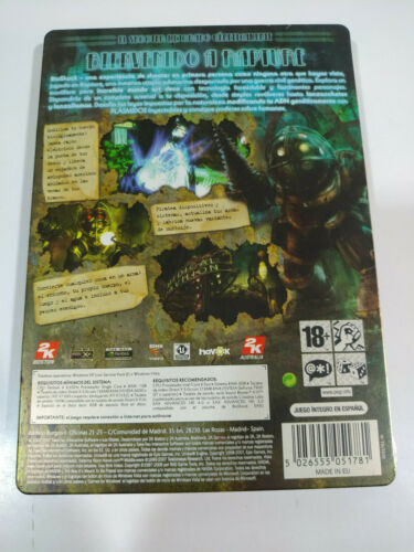 Bioshock Windows Steelbook 2K - Game For PC DVD-Rom Edition Spain - Picture 2 of 6