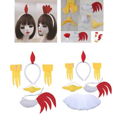 Ostern Küken Stirnband Set Huhn Kostüm für Cosplay Verkleiden Halloween