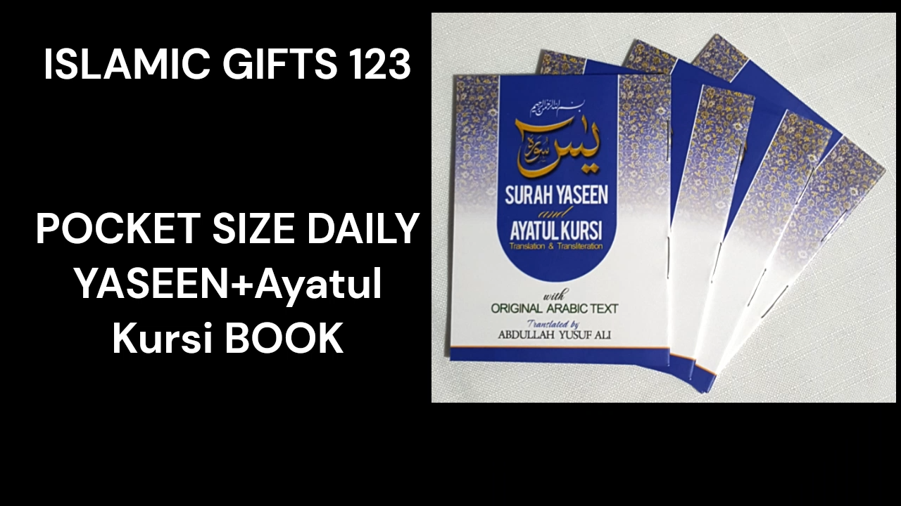 Surah Yaseen Pocket Size Book Ayatul Kursi Arabic+ English Ramadan