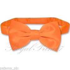 Classic New ORANGE Men's Pre-tied Bowtie Bow tie wedding Party Prom
