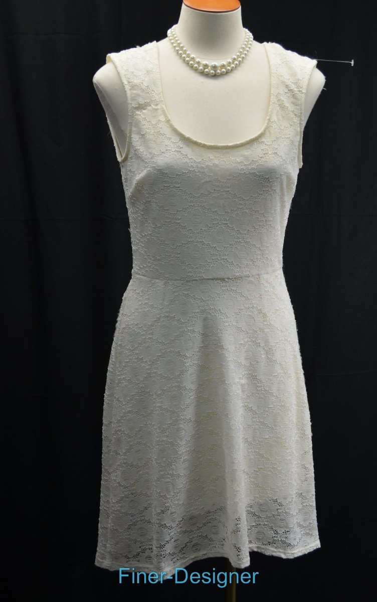 lace dress beach Ivory Lace Beach Wedding Dress Boho Wedding Dress WD335 US6 / Ivory main image 0