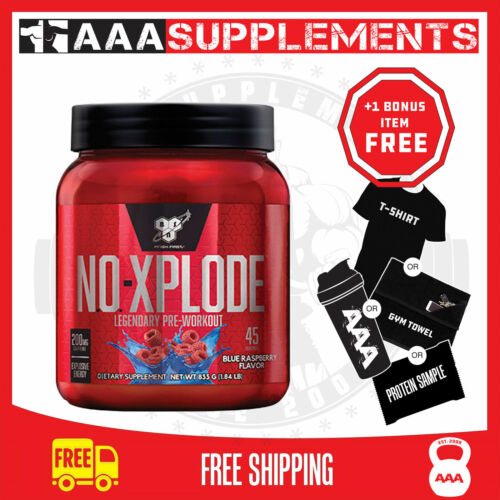 BSN N.O. XPLODE 3.0 45 SERVES RAPID PRE WORKOUT INTENSE ENERGY BOOST - Picture 1 of 14