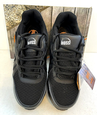 Hoss~Men's Sz. 9 Reno Jogger Black 10229 Casual Sneaker/Shoes~Waterproof~Leather