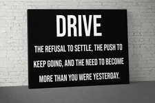 Inspirational Wall Art Canvas - Motivational Quotes for Modern Decor