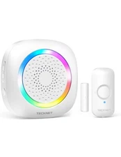 TECKNET Door Chime When Door Opens, Wireless Door 
