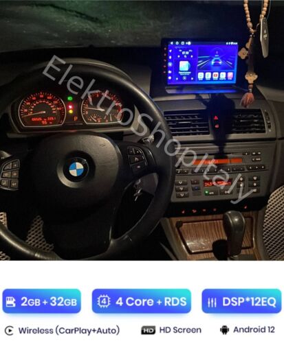 Autoradio Cartablet 9" Android  BMW X3 E83 Bluetooth Navigatore Carplay Wifi USB - Foto 1 di 1