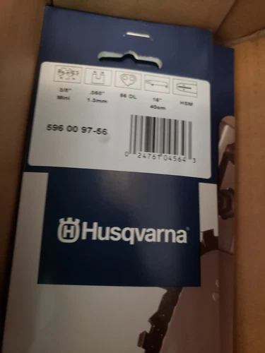 Husqvarna 596009756 Chainsaw 16" Guide Bar 0.375" Pitch .050 3/8 mini