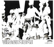 * RAY SIMPSON * signed 8x10 photo * VILLAGE PEOPLE * POLICE OFFICER * COA * 4