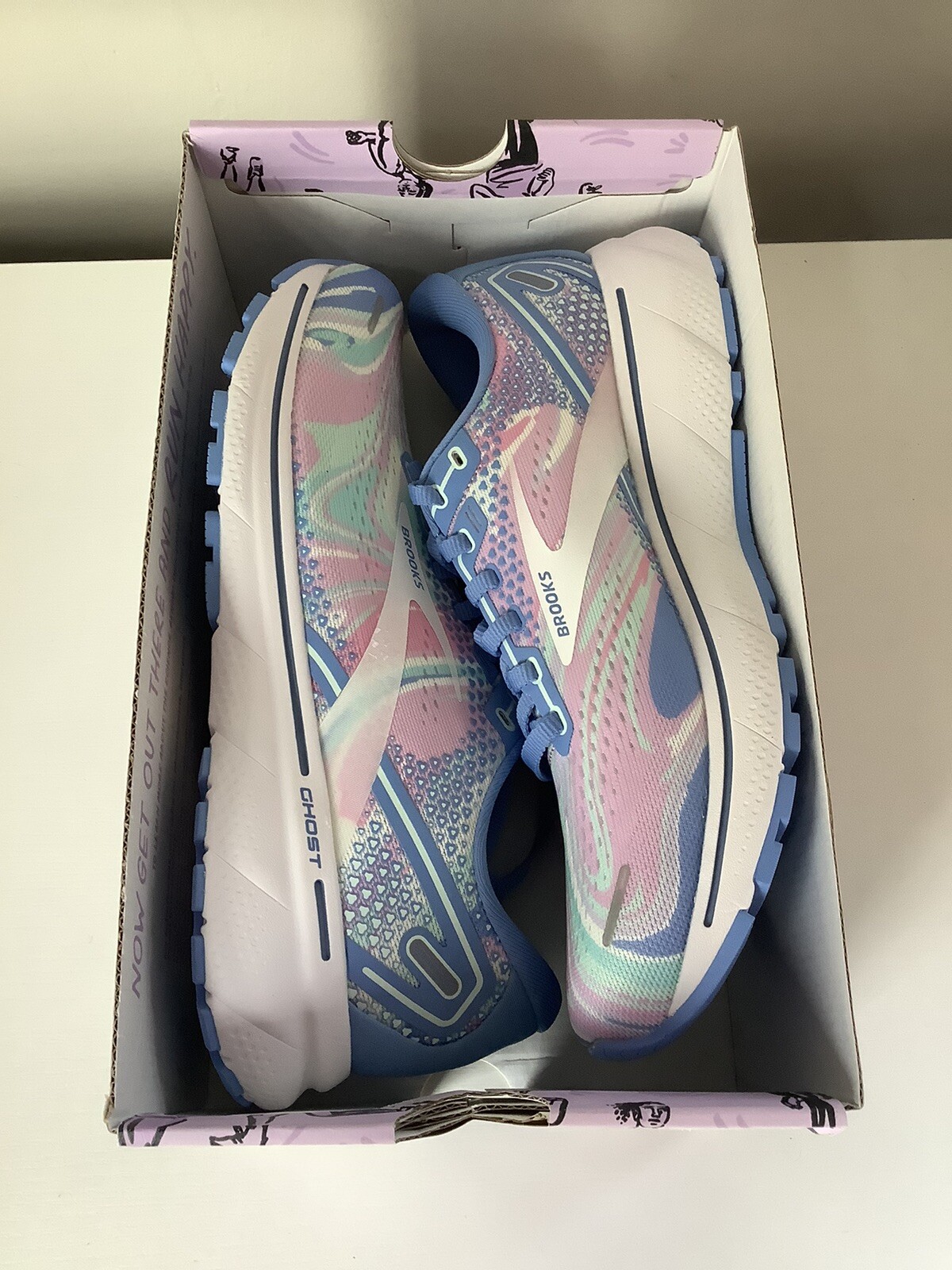 NEW Brooks Ghost 14 Empower Her Lim Ed Women's Running Shoes Sz 9.5
