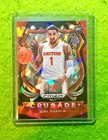 OBI TOPPIN RED ICE PRIZM CRUSADE ROOKIE CARD JERSEY #1 DAYTON RC KNICKS 2020 SP