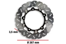 Malossi brake disc WHOOP DISC D.external 267 - thickness 3.5 mm