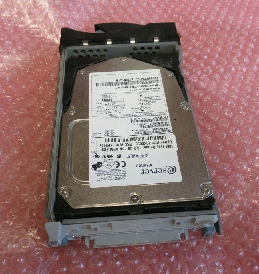 IBM 19K0656 06P5717 18.2GB 15000RPM U160 SCSI 80 Pin Hot Swap 3.5" Internal HDD - Image 4 of 4