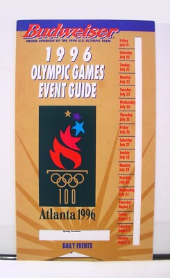 1996 Atlanta Summer Olympics - Daily Event Guide