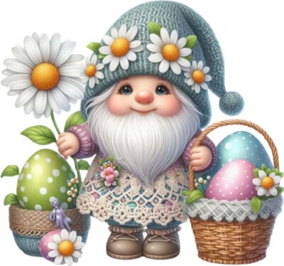 Ostern Gänseblümchen Blume Wichtel Ei Wand Schlafzimmer Farbe Kinderzimmer Vinyl Aufkleber Abziehbild