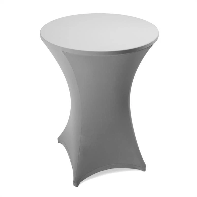 Stehtischhusse Stretch Stehtisch Ø 60 cm Husse Tisch Hussen Bistrotisch Uni - Bild 4 von 4