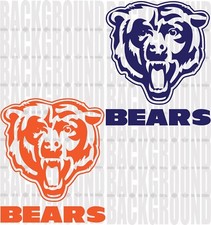 2 Chicago Bears Cornhole Decals LARGE 11x13" Bean Bag Toss Sticker Baggo