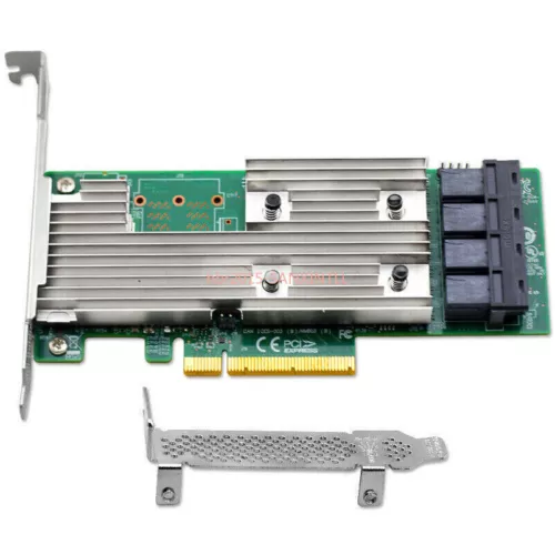 LSI Broadcom SAS 9305-16i 16port 12G SAS/SATA PCIe 3.0 IT Mode Host Bus Adapter - 第 1/4 張圖片