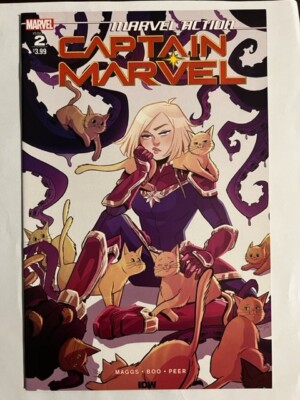Marvel Action Captain Marvel #2 Main Cover Idw Publishing Comic Book