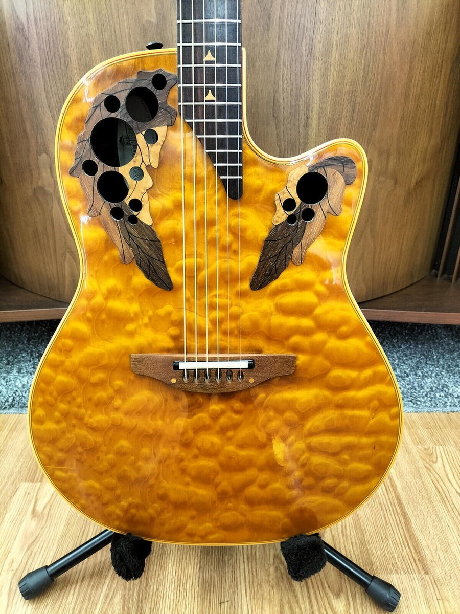 OVATION NNS778-7QM Used Maple body Rosewood fingerboard Gold w 