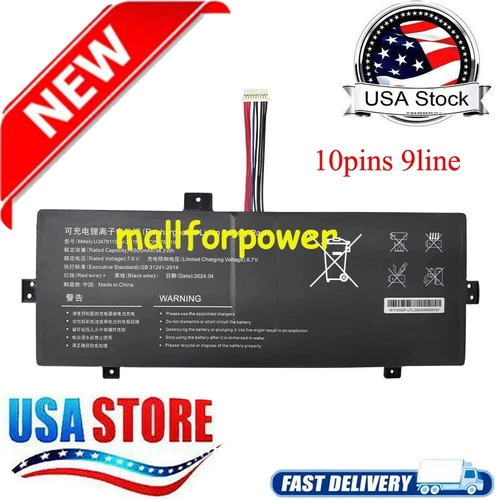 10Pin 9Line UTL-3478110-2S U3478110PV-2S1P battery for JUMPER ezbook s5 go