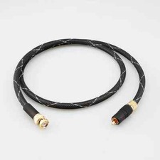HIFI BNC to RCA Cable 75 Ohm Coaxial BNC to BNC Male Cord for CCTV DVR SDI AV