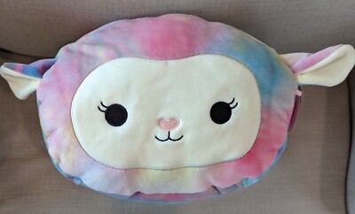 Rare NEW Squishmallow Lana Tie Dye Lamb Stackable 11  Easter 2022 Stack Kellytoy