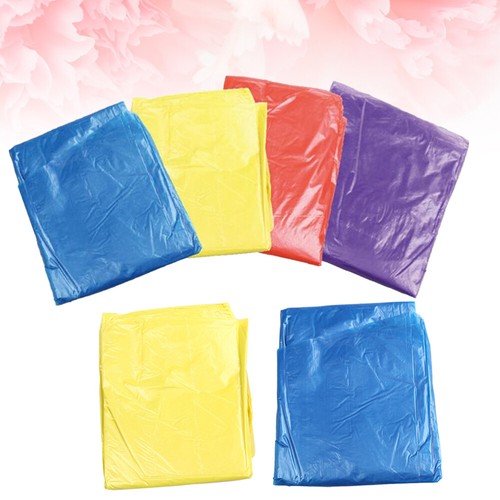 6 Pcs Disposable Raincoat Waterproof Suit Jacket Men Portable Adult
