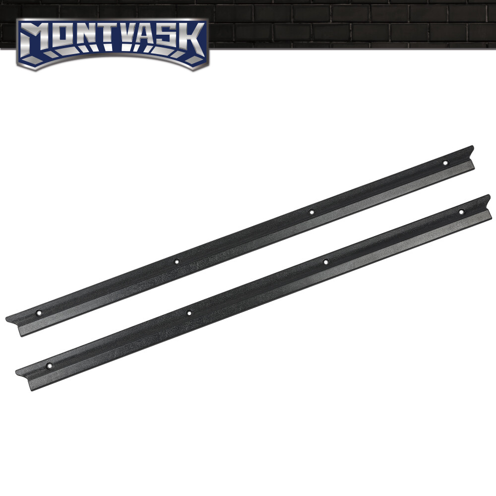 Black Door Sill Plate Protector Left+Right Side Fit For 1992-2011
